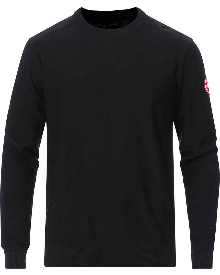Men | Sweaters & Knitwear | Canada Goose | Dartmouth Crew Neck Sweater Black