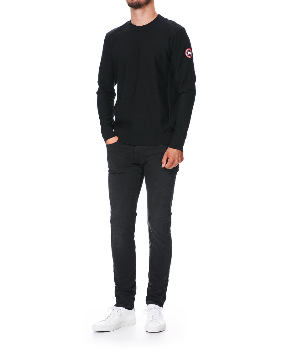 Men | Sweaters & Knitwear | Canada Goose | Dartmouth Crew Neck Sweater Black