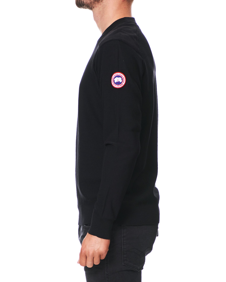 Men | Sweaters & Knitwear | Canada Goose | Dartmouth Crew Neck Sweater Black