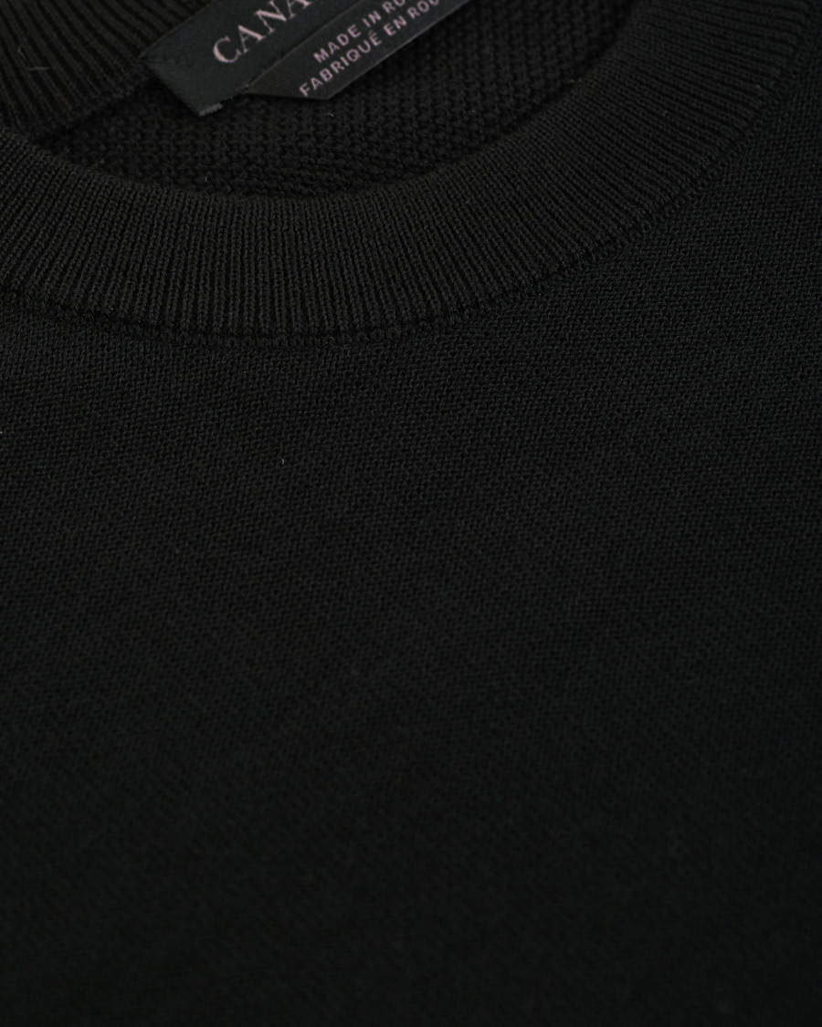 Men | Sweaters & Knitwear | Canada Goose | Dartmouth Crew Neck Sweater Black