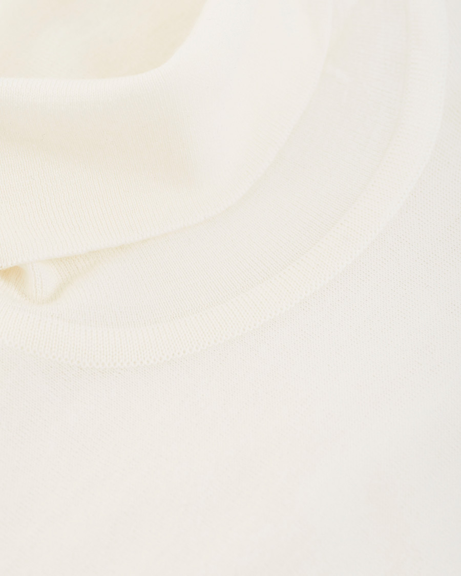 Men | Sweaters & Knitwear | John Smedley | Cherwell Extra Fine Merino Rollneck Snow White