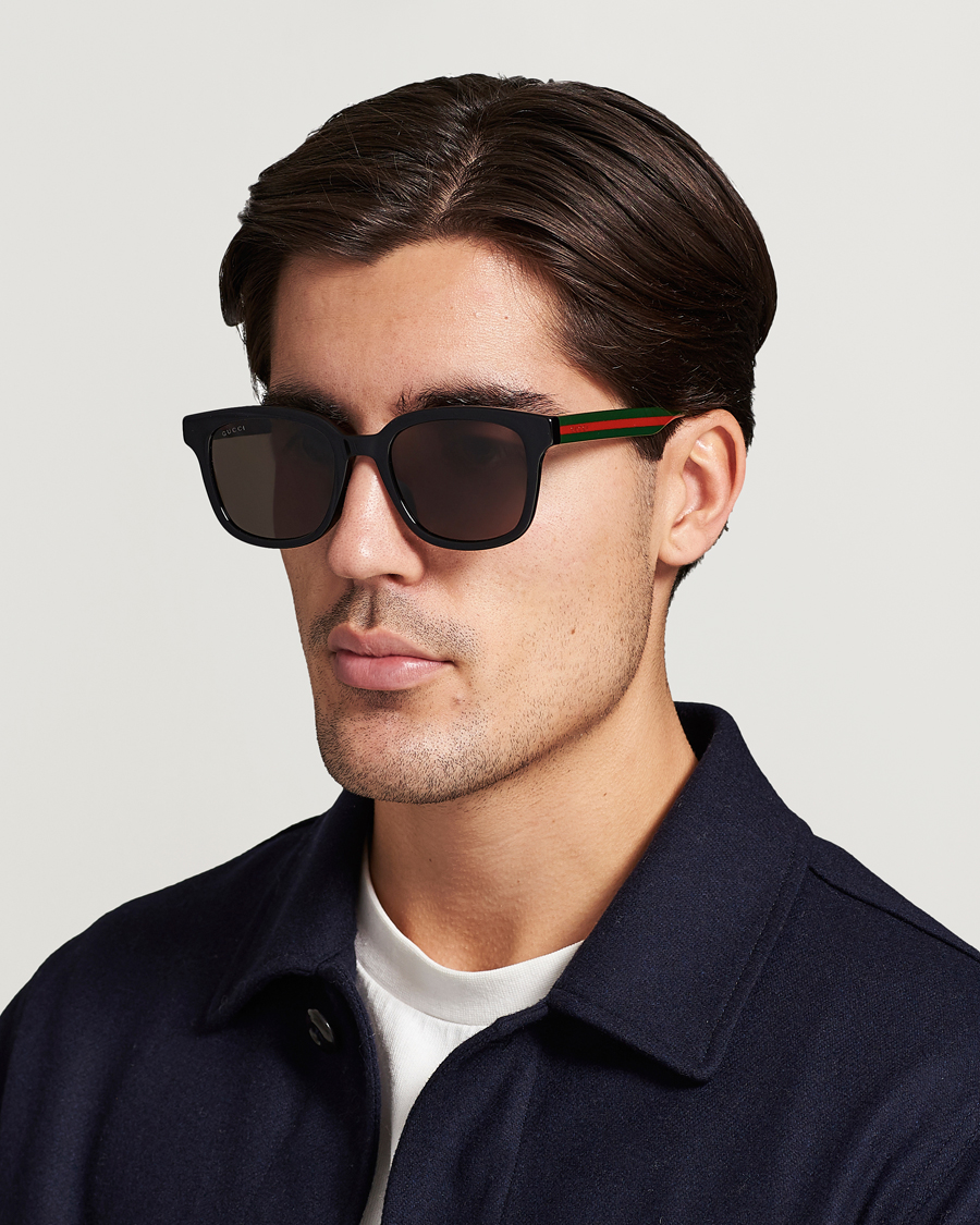 gucci black green sunglasses