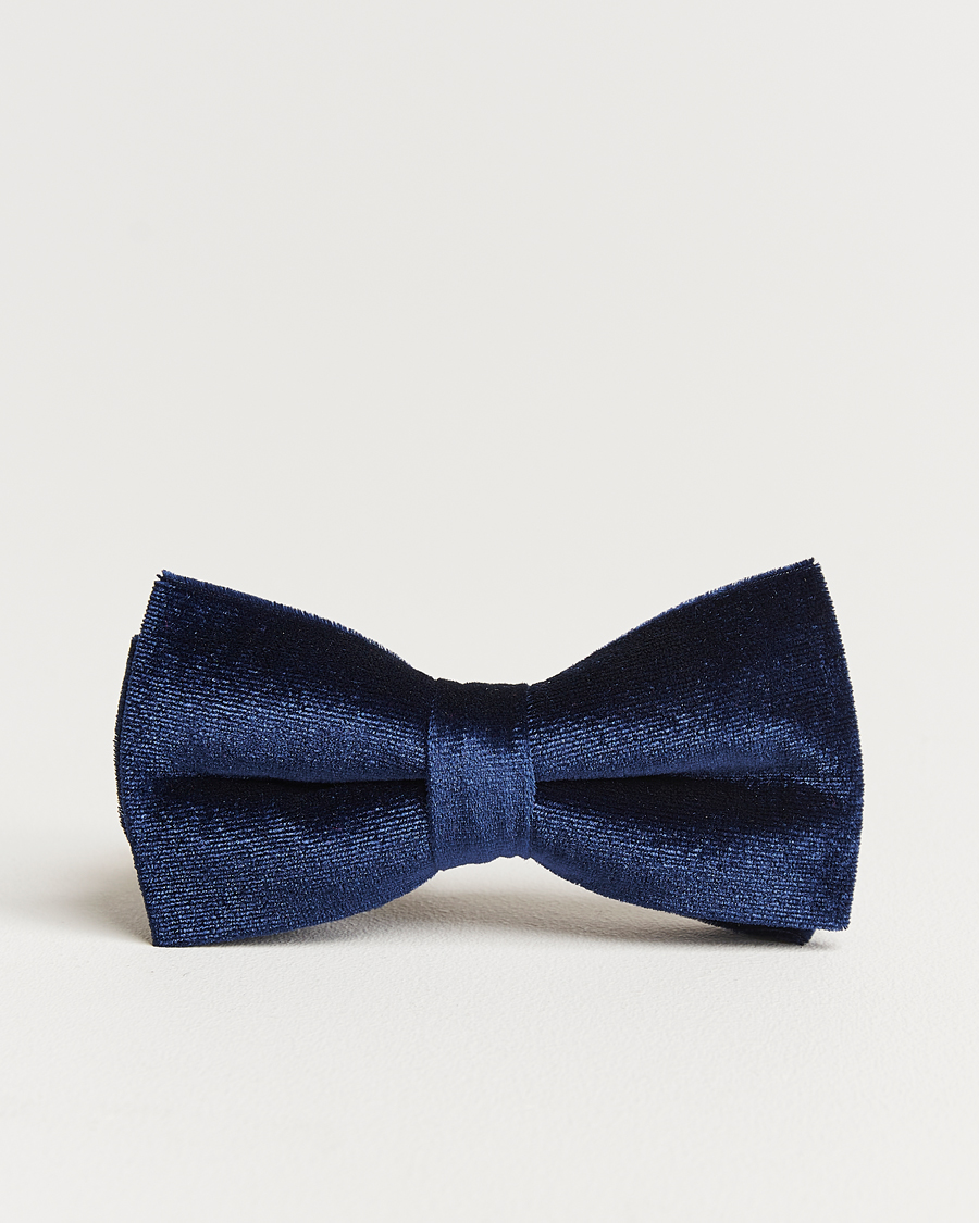 Men | Bow Ties | Amanda Christensen | Velvet Pre Tie Navy