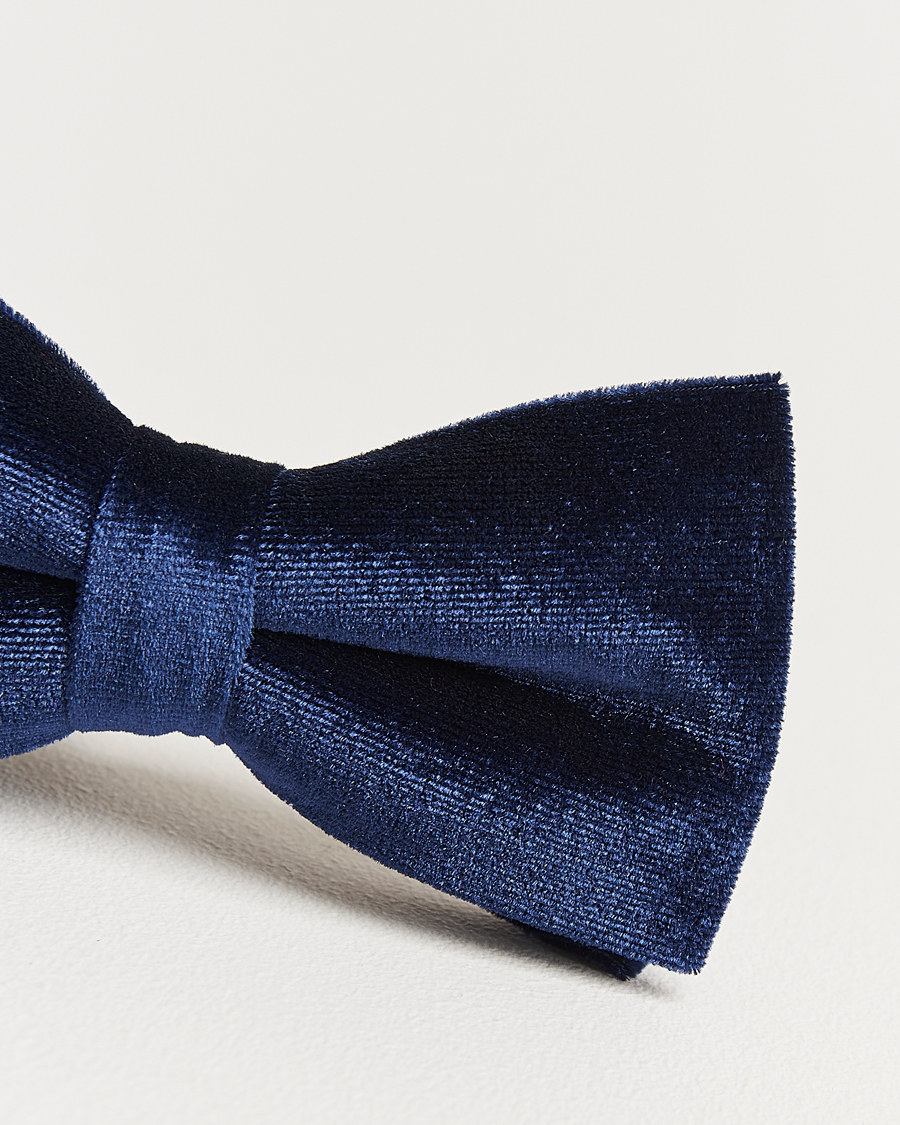 Men | Bow Ties | Amanda Christensen | Velvet Pre Tie Navy