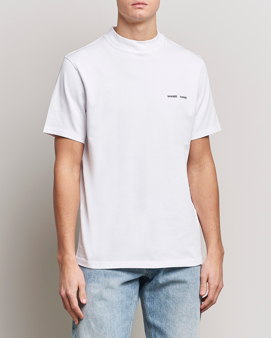 Men | Short Sleeve T-shirts | Samsøe & Samsøe | Norsbro Organic Cotton Tee White