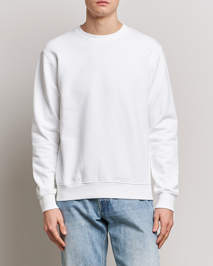 Men | Sweaters & Knitwear | Colorful Standard | Classic Organic Crew Neck Sweat Optical White