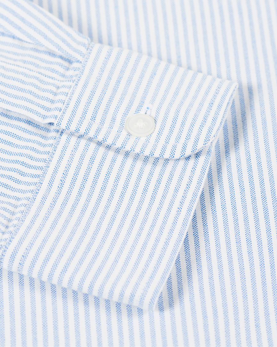 Men | Shirts | Club Monaco | Slim Fit Oxford Stripe Shirt Blue/White