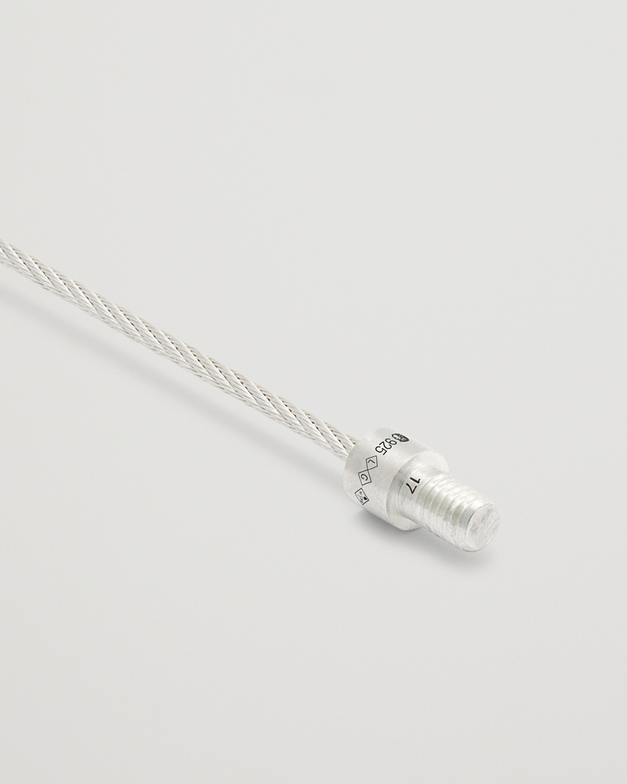 Men | Jewellery | LE GRAMME | Cable Bracelet Brushed Sterling Silver 7g