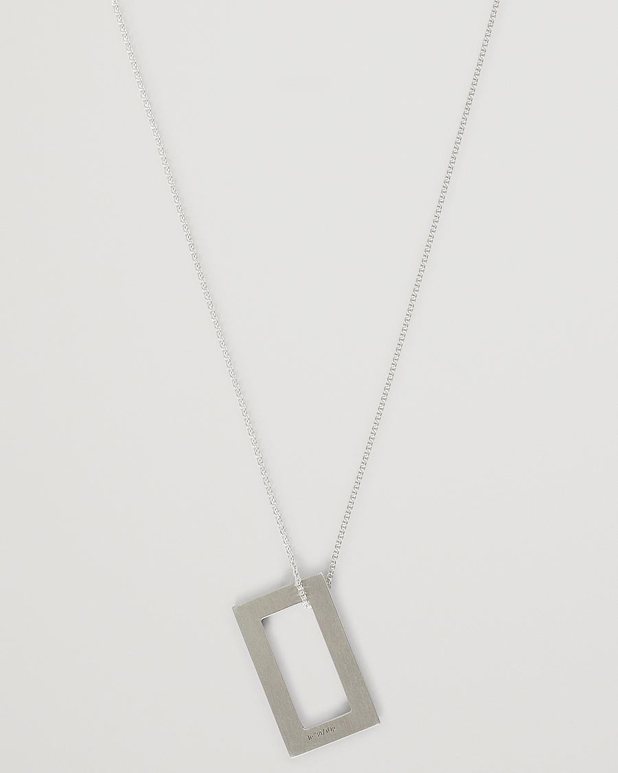 Men | LE GRAMME Rectangular Necklace Le 3.4 Sterling Silver | LE GRAMME | Rectangular Necklace Le 3.4 Sterling Silver