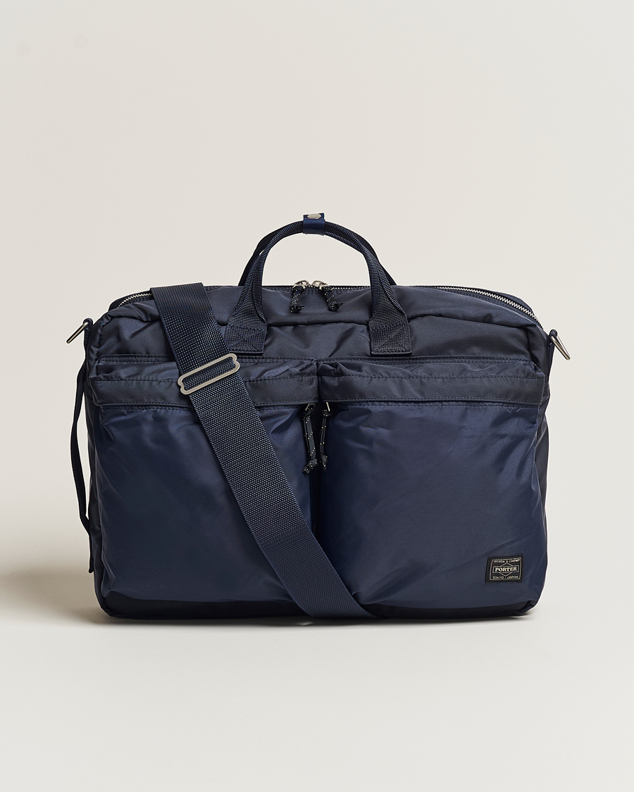 Men | Bags | Porter-Yoshida & Co. | Porter-Yoshida & Co.Force 3Way BriefcaseNavy Blue