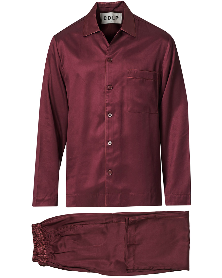 Men | Pyjamas & Robes | CDLP | Home Suit Long Sleeve Burgundy