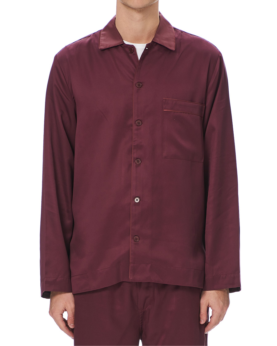 Men | Pyjamas & Robes | CDLP | Home Suit Long Sleeve Burgundy