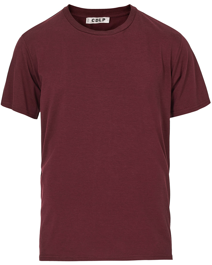 Men | T-Shirts | CDLP | Round Neck Tee Burgundy