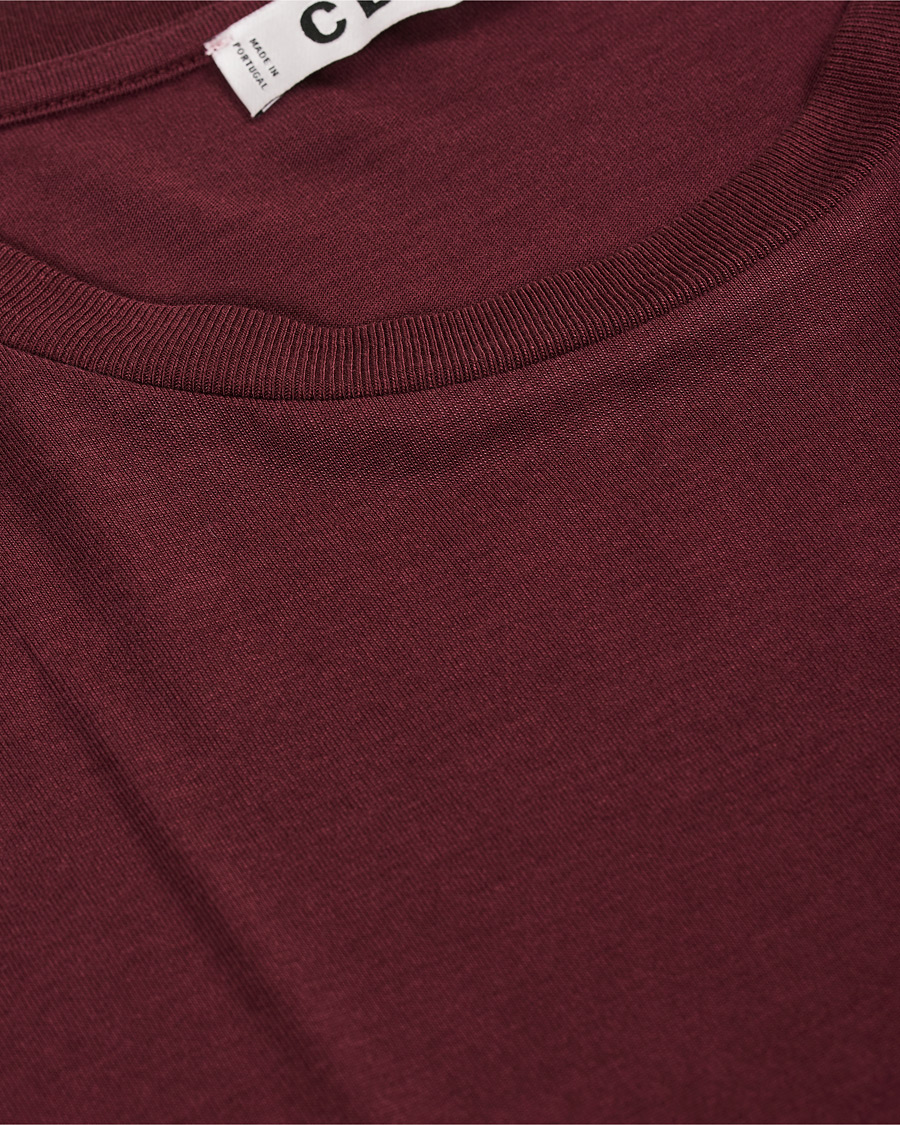 Men | T-Shirts | CDLP | Round Neck Tee Burgundy
