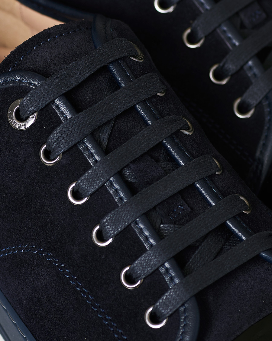 Men | Lanvin Patent Captoe Sneaker Dark Blue/Dark Blue | Lanvin | Patent Captoe Sneaker Dark Blue/Dark Blue