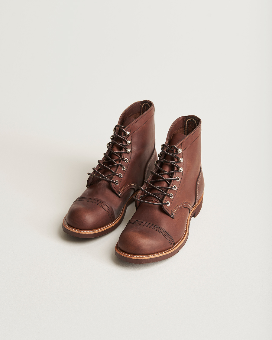 Men | American Heritage | Red Wing Shoes | Iron Ranger Boot Amber Harness
