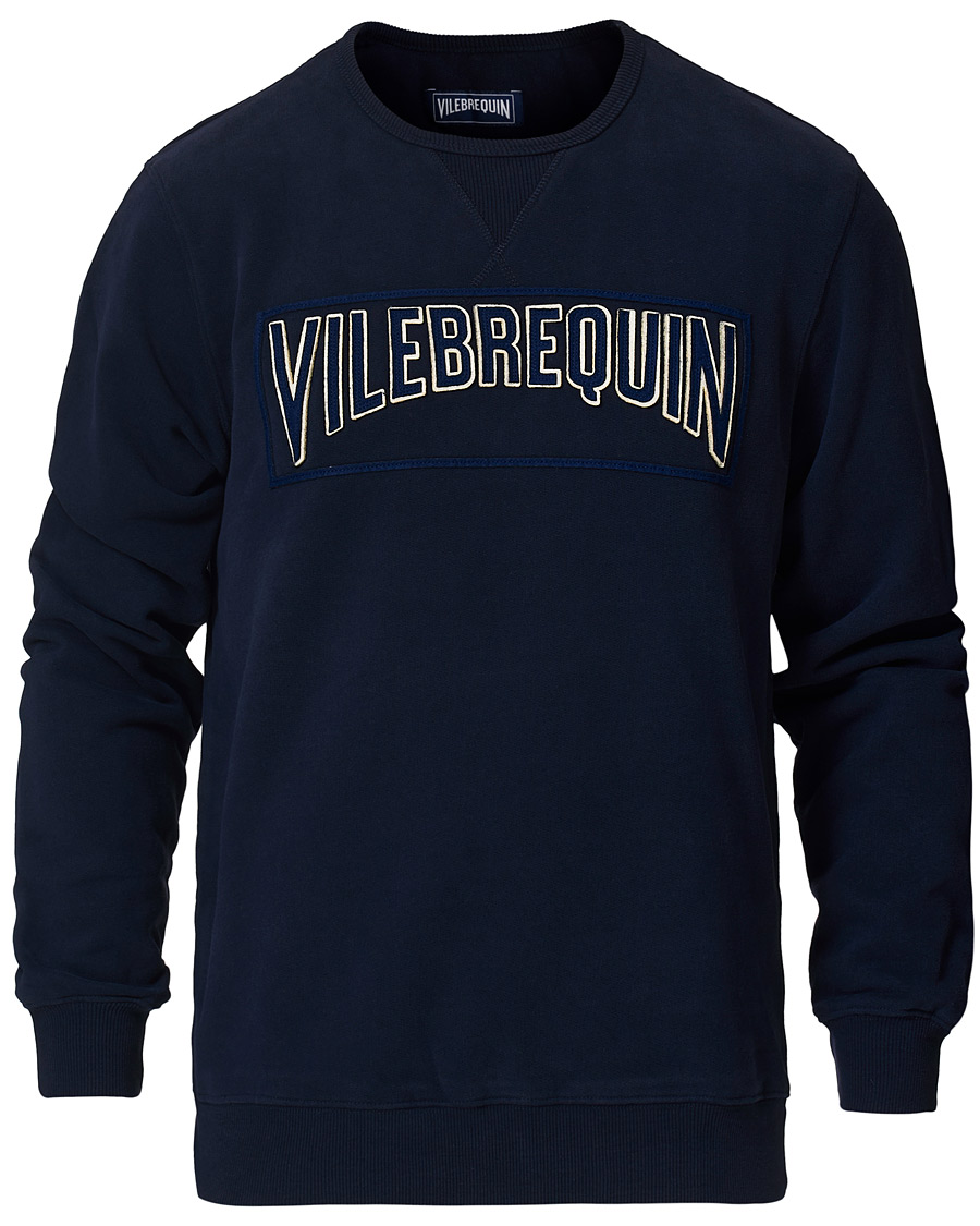 Vilebrequin Vintage Crewneck Sweater Navy hos CareOfCarl.com
