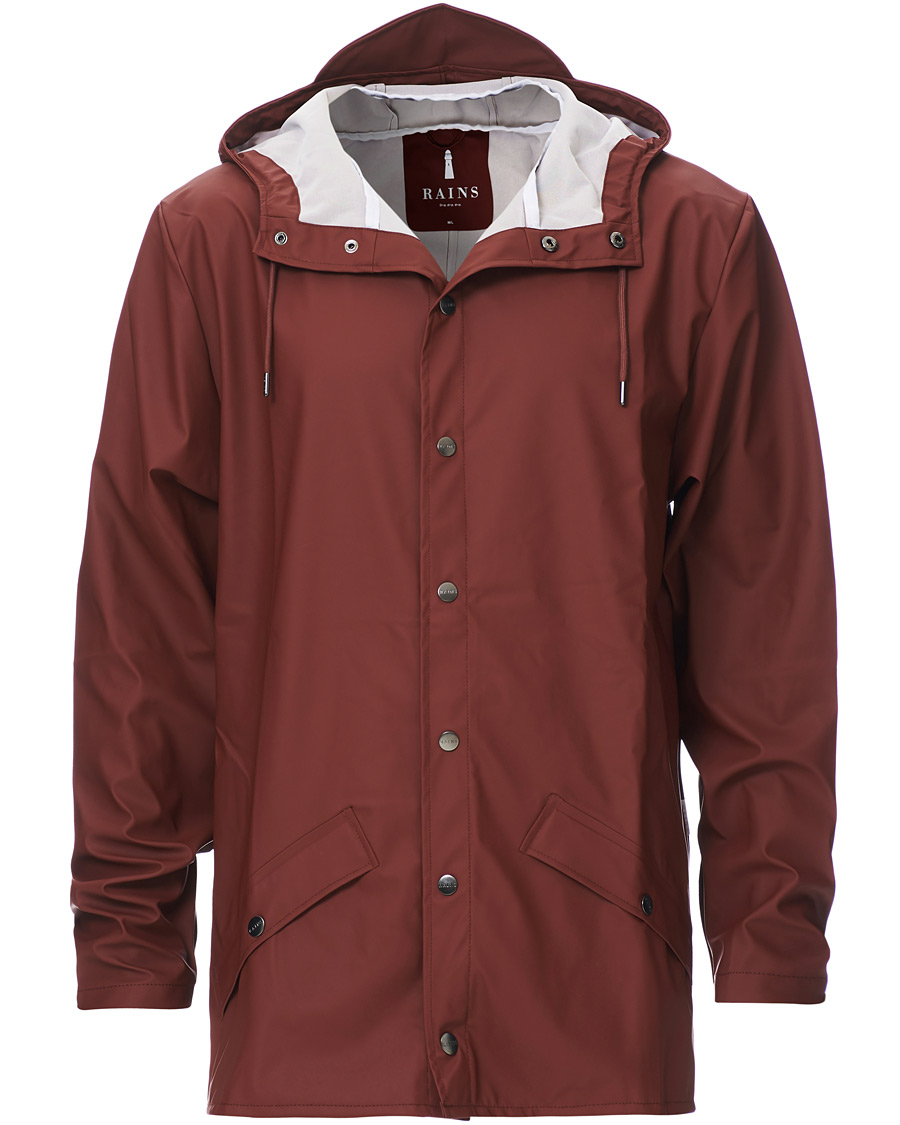 Men | Coats & Jackets | RAINS | Jacket Maroon