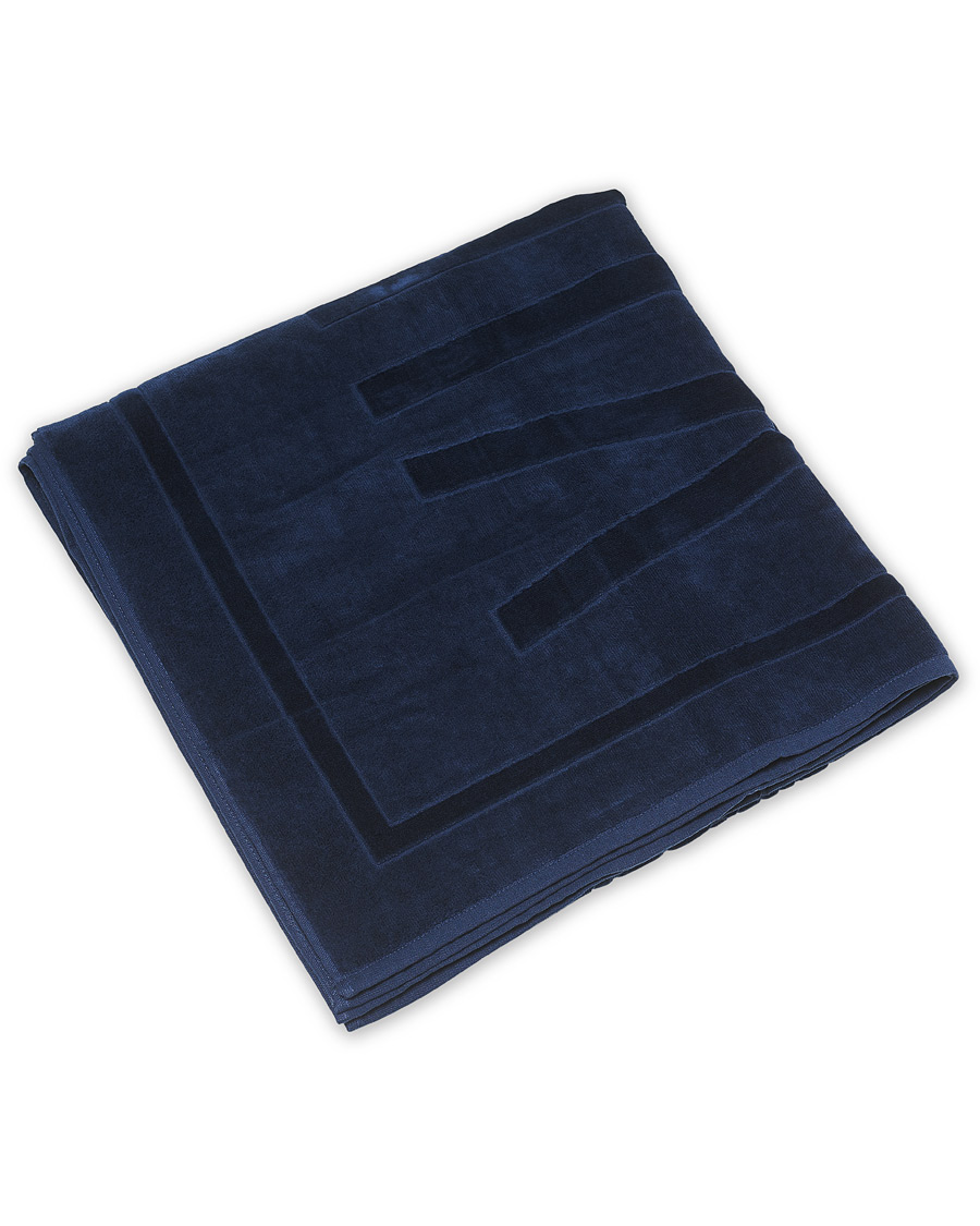 Men | Vilebrequin Terry Cloth Beach Towel Bleu Marine | Vilebrequin | Terry Cloth Beach Towel Bleu Marine