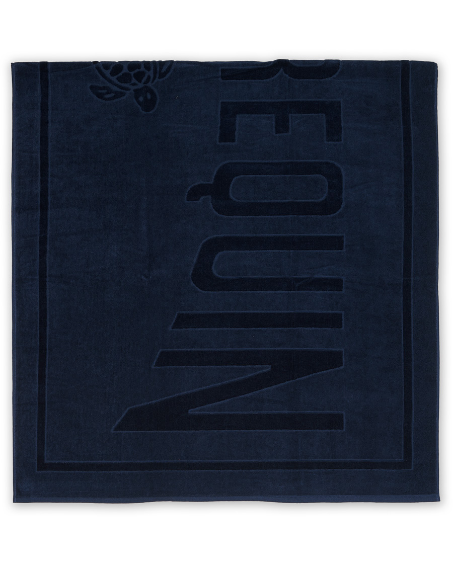 Men | Vilebrequin Terry Cloth Beach Towel Bleu Marine | Vilebrequin | Terry Cloth Beach Towel Bleu Marine