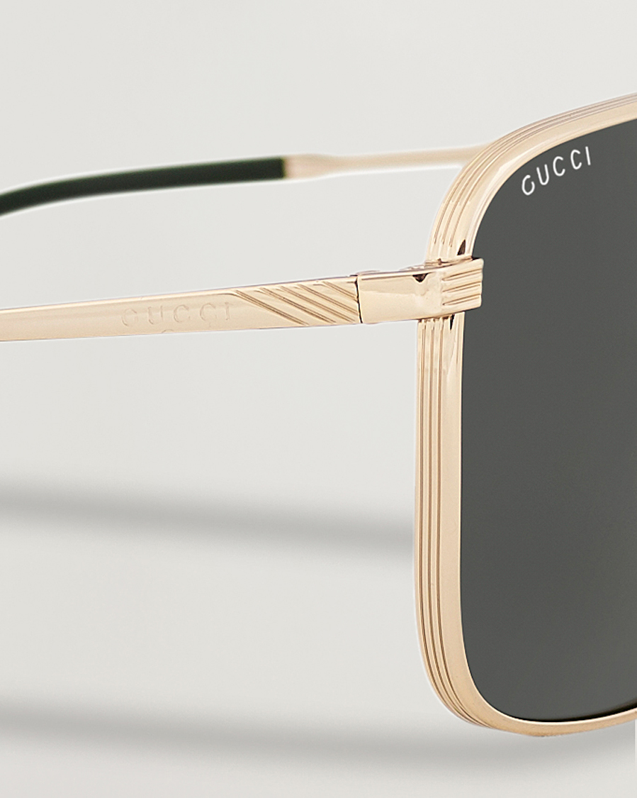 Men | GUCCI GG8040S Sunglasses Gold/Green | Gucci | GG8040S Sunglasses Gold/Green