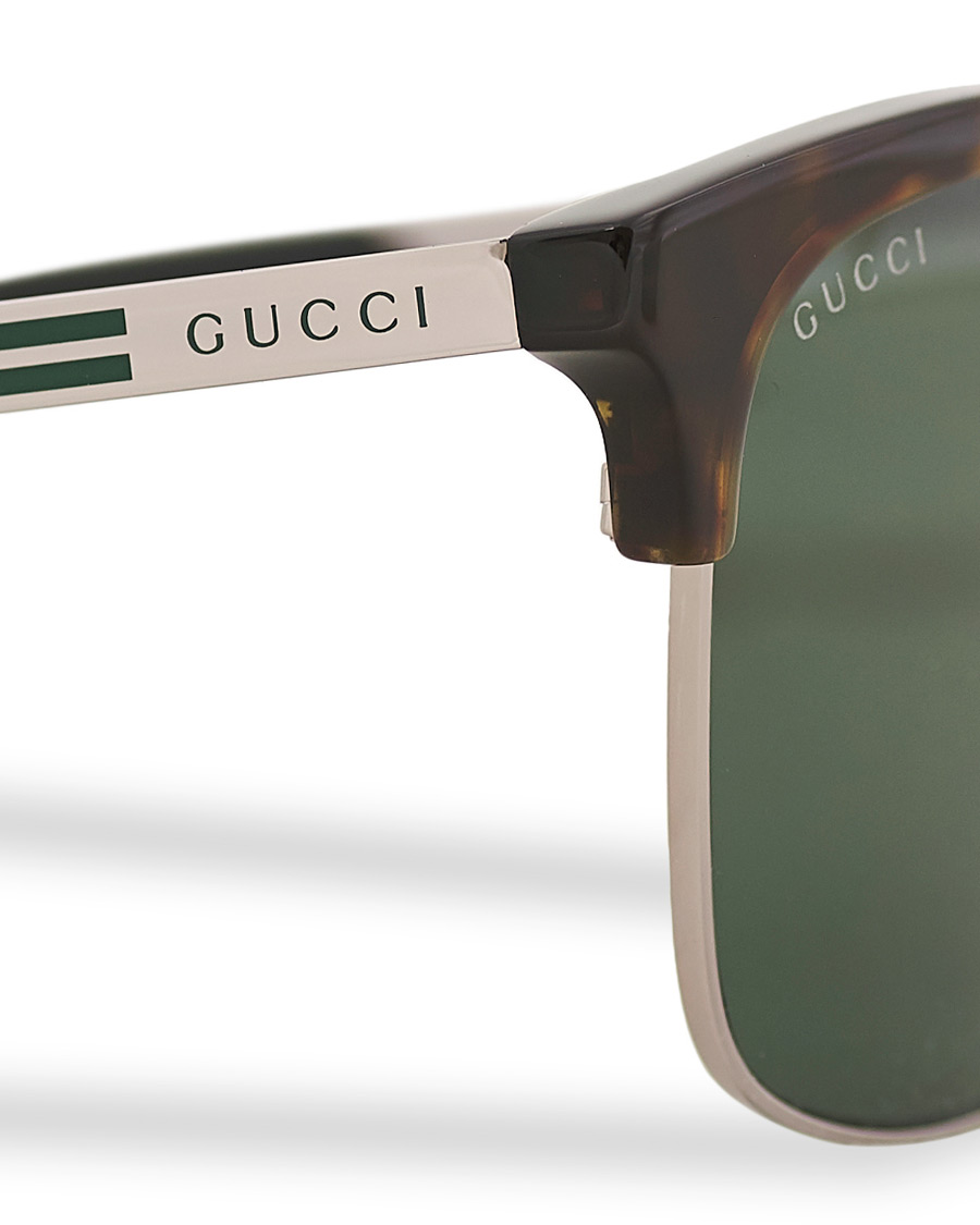 Men | GUCCI GG0697S Sunglasses Havana/Green | Gucci | GG0697S Sunglasses Havana/Green