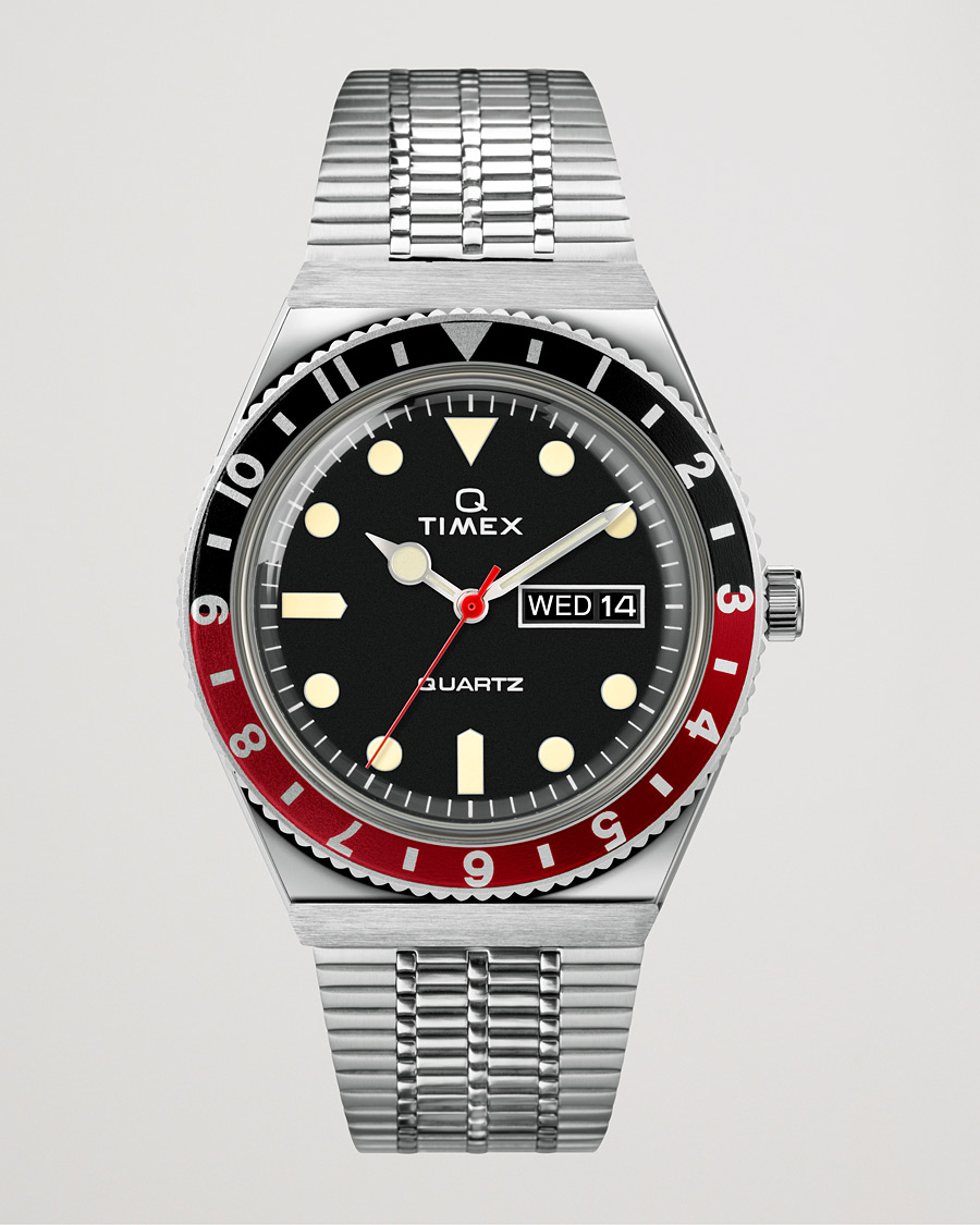 Men | Timex Q Reissue 1979 Black/Red | Timex | Q Reissue 1979 Black/Red
