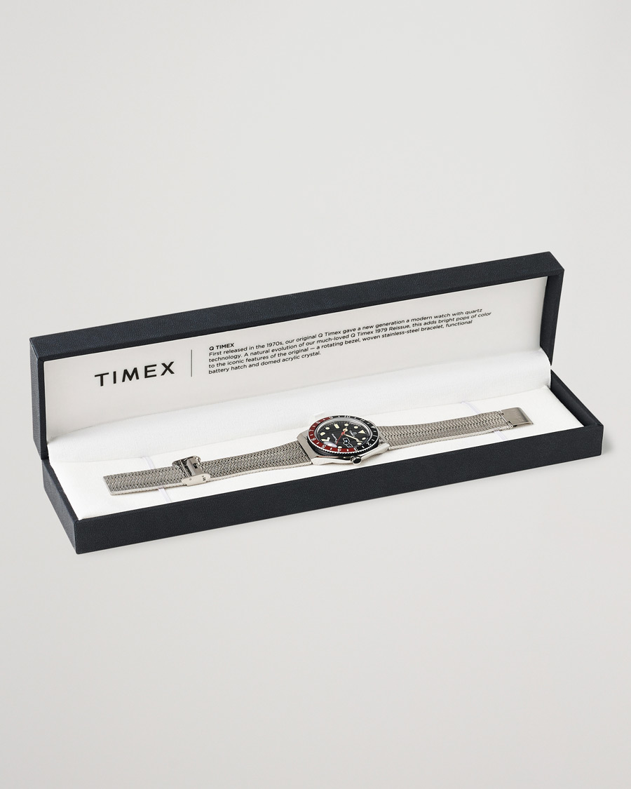 Men | Timex Q Reissue 1979 Black/Red | Timex | Q Reissue 1979 Black/Red