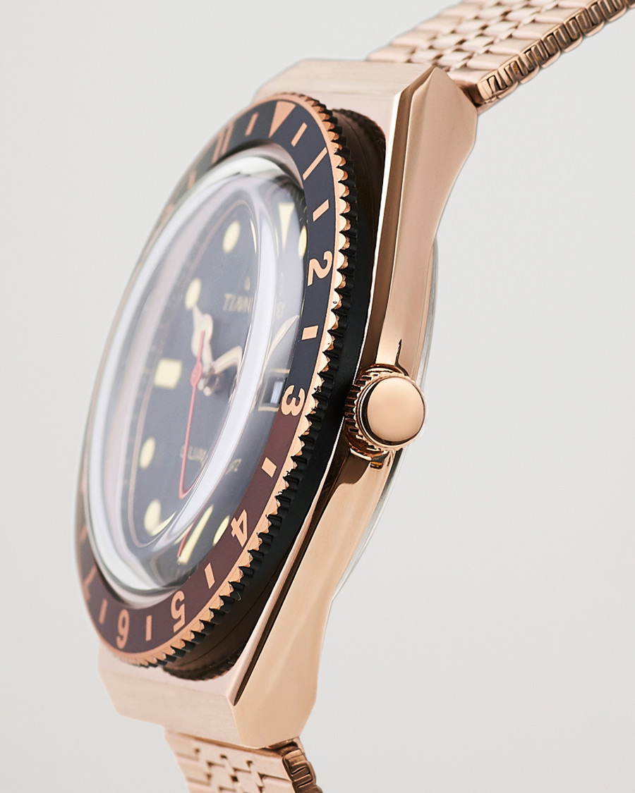 Men | Timex Q Reissue 1979 Rose Gold Tone/Black | Timex | Q Reissue 1979 Rose Gold Tone/Black