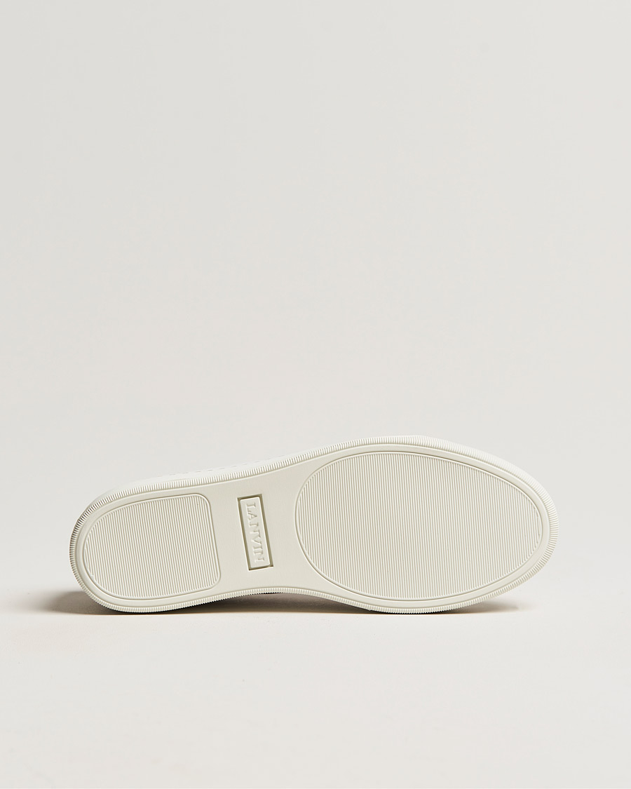 Men | Lanvin Patent Cap Toe Sneaker White | Lanvin | Patent Cap Toe Sneaker White