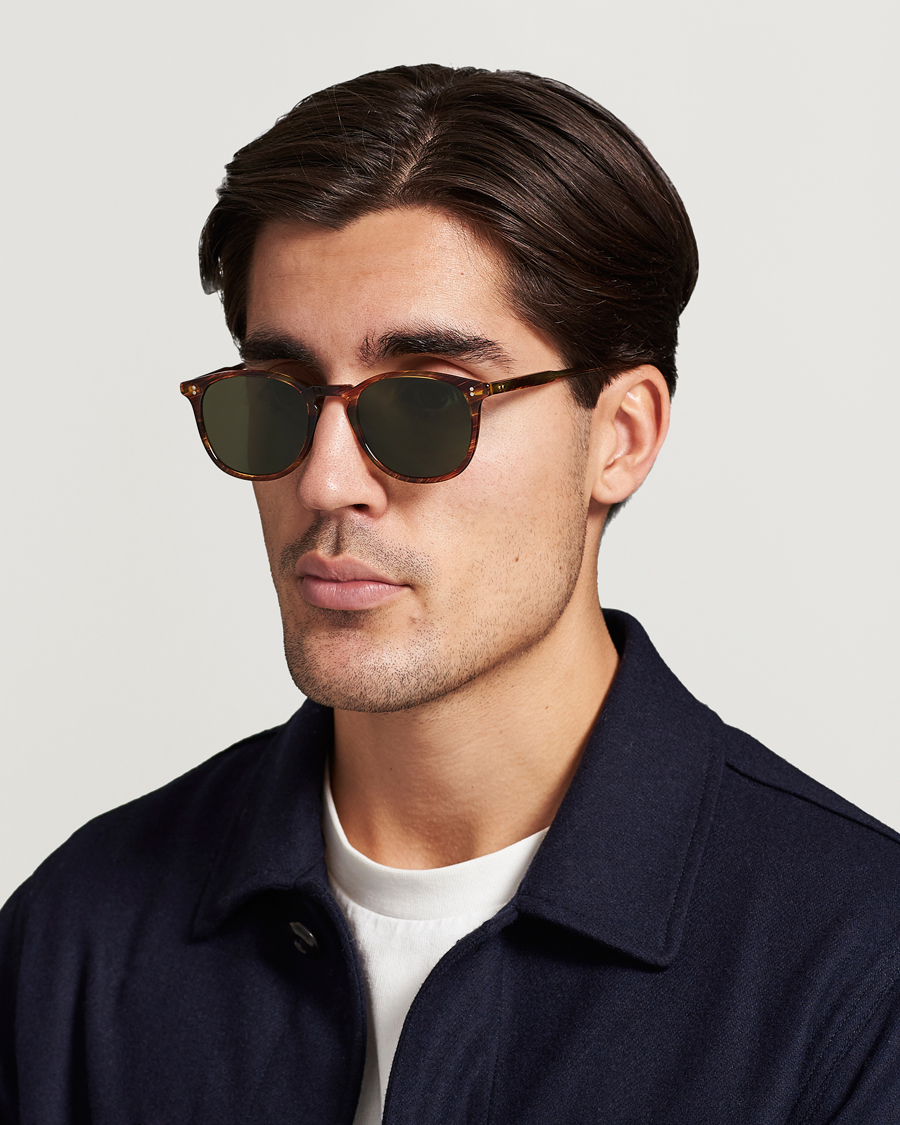 Men | D-frame Sunglasses | Garrett Leight | Kinney 49 Sunglasses Chestnut