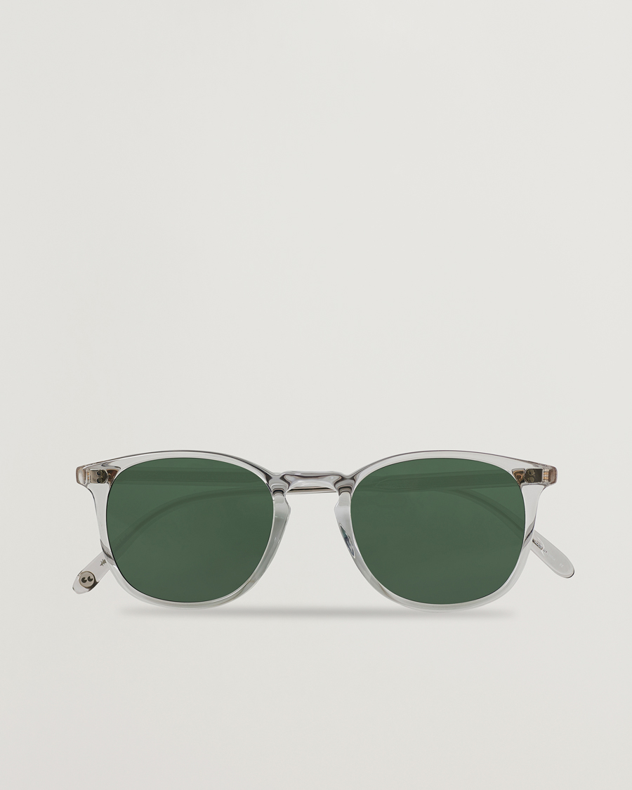 Men | Sunglasses | Garrett Leight | Kinney 49 Sunglasses Transparent/Green