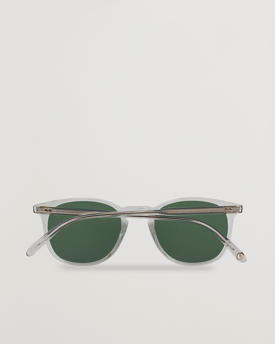 Men | Sunglasses | Garrett Leight | Kinney 49 Sunglasses Transparent/Green