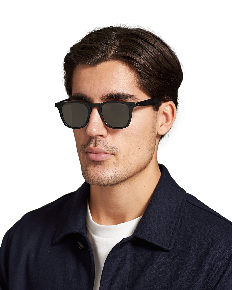Men | Garrett Leight Hampton X Sunglasses Matte Black | Garrett Leight | Hampton X Sunglasses Matte Black