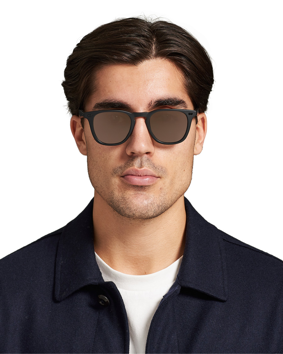 Men | Garrett Leight Hampton X Sunglasses Matte Black | Garrett Leight | Hampton X Sunglasses Matte Black