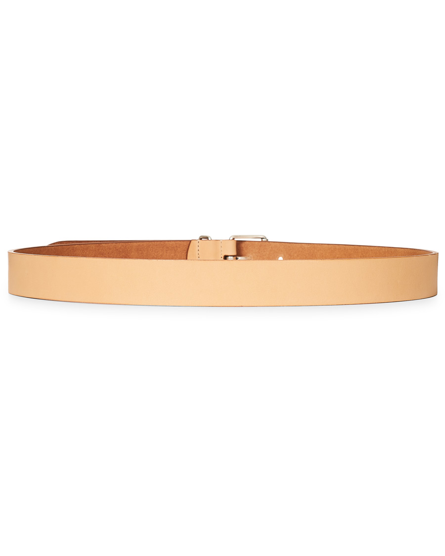 Men | Anderson's Classic Casual 3 cm Leather Belt Natural | Anderson's | Classic Casual 3 cm Leather Belt Natural
