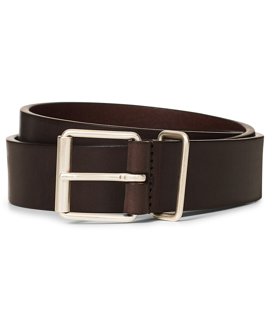 Men | Belts | Anderson's | Classic Casual 3 cm Leather Belt Brown