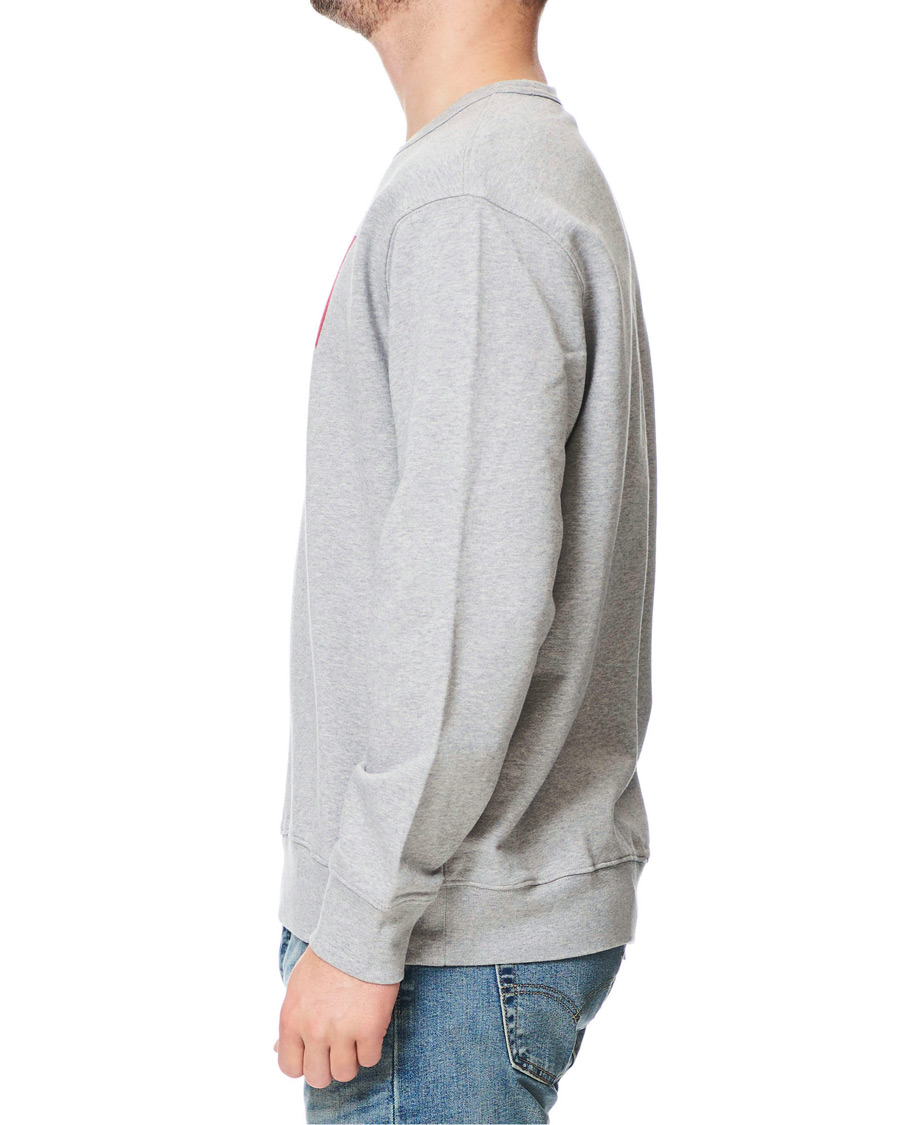 Men | Sweaters & Knitwear | Levi's | Graphic Crew Neck Sweatshirt Heather Grey