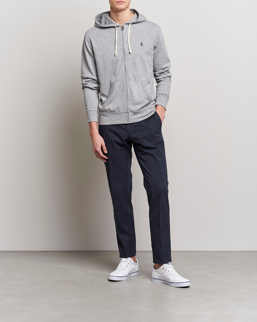 Polo Ralph Lauren Spa Terry Full Zip Hoodie Andover Heather at