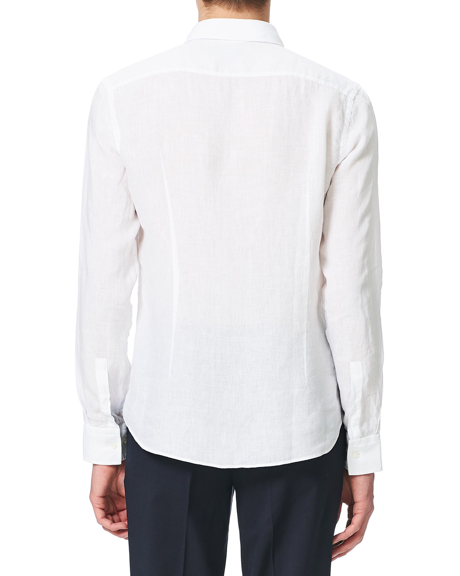 Men | Shirts | BOSS BLACK | BOSS Joy Linen Shirt White