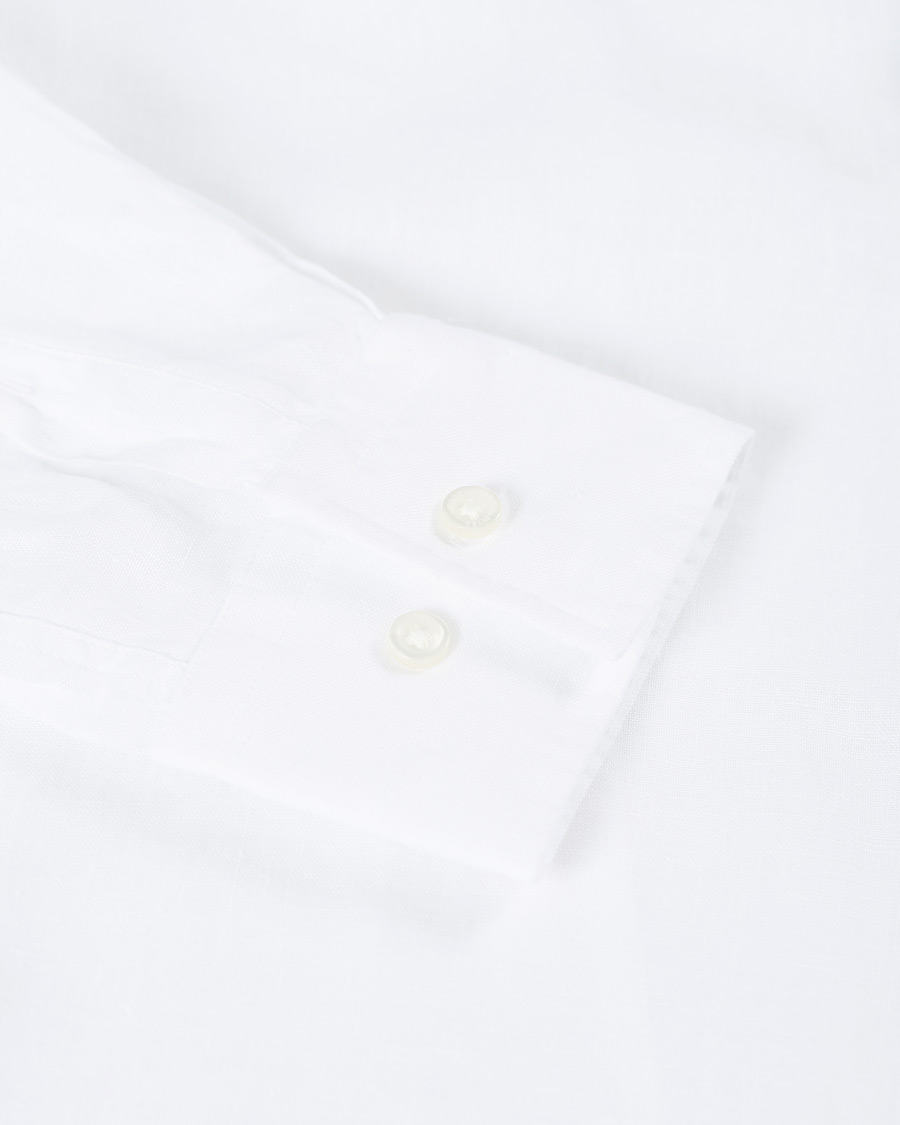 Men | Shirts | BOSS BLACK | BOSS Joy Linen Shirt White