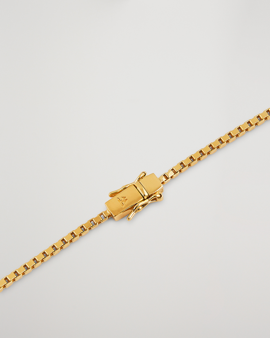 Men | Tom Wood Square Bracelet Gold | Tom Wood | Square Bracelet Gold