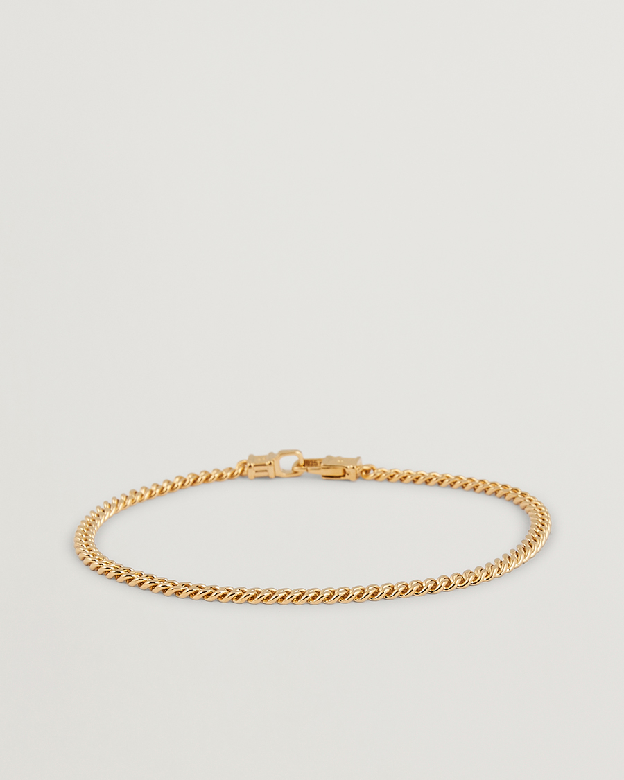 Men | Jewellery | Tom Wood | Curb Bracelet M Gold