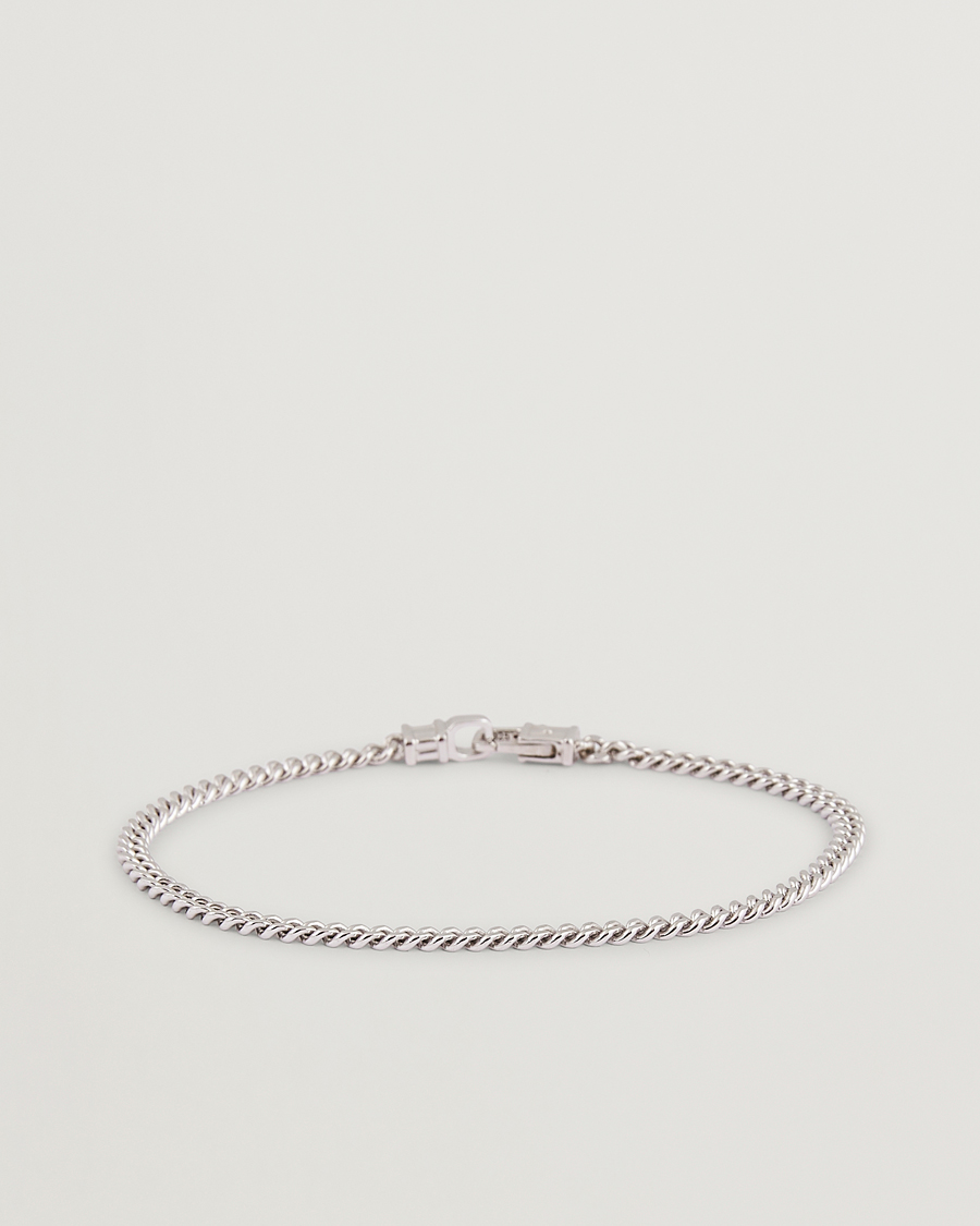 Men | Bracelets | Tom Wood | Curb Bracelet M Silver