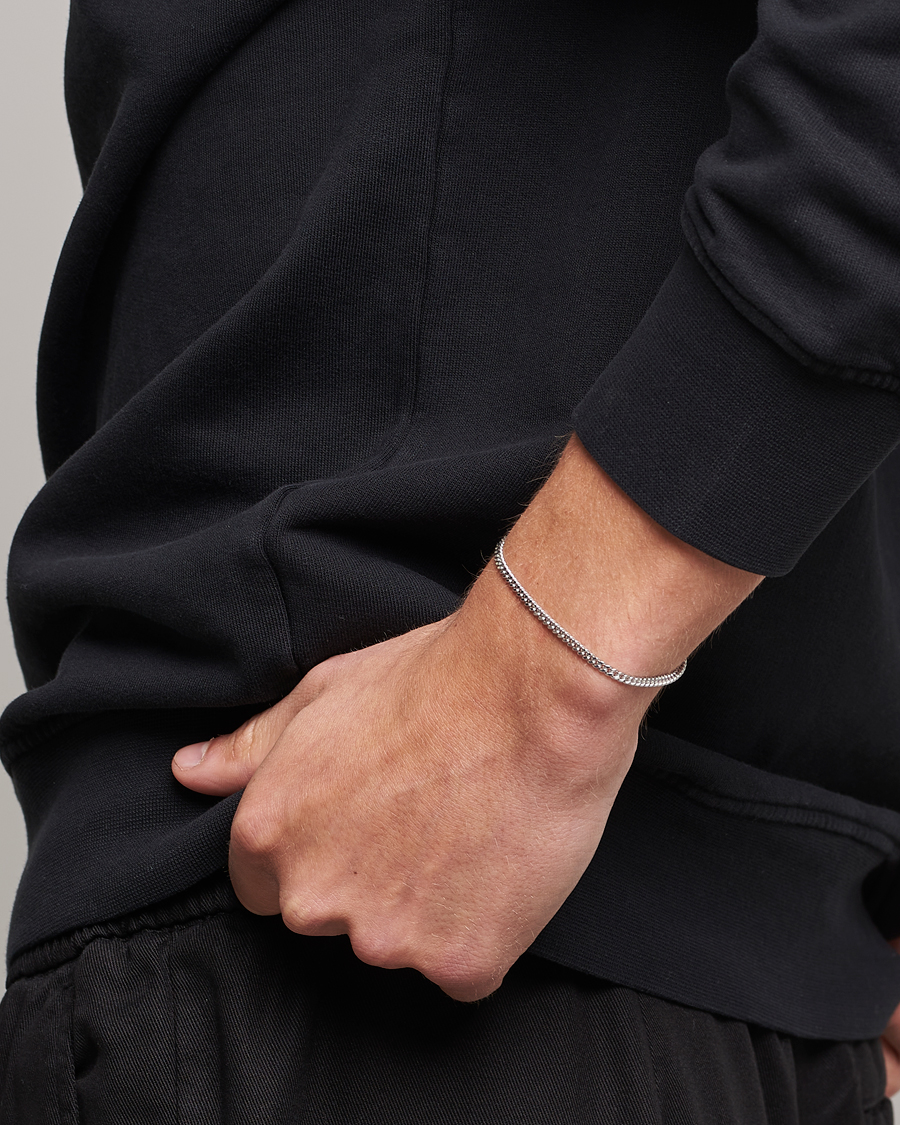 Men | Bracelets | Tom Wood | Curb Bracelet M Silver