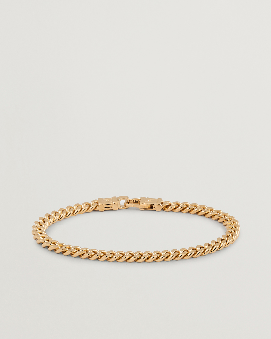 Men |  | Tom Wood | Curb Bracelet L Gold