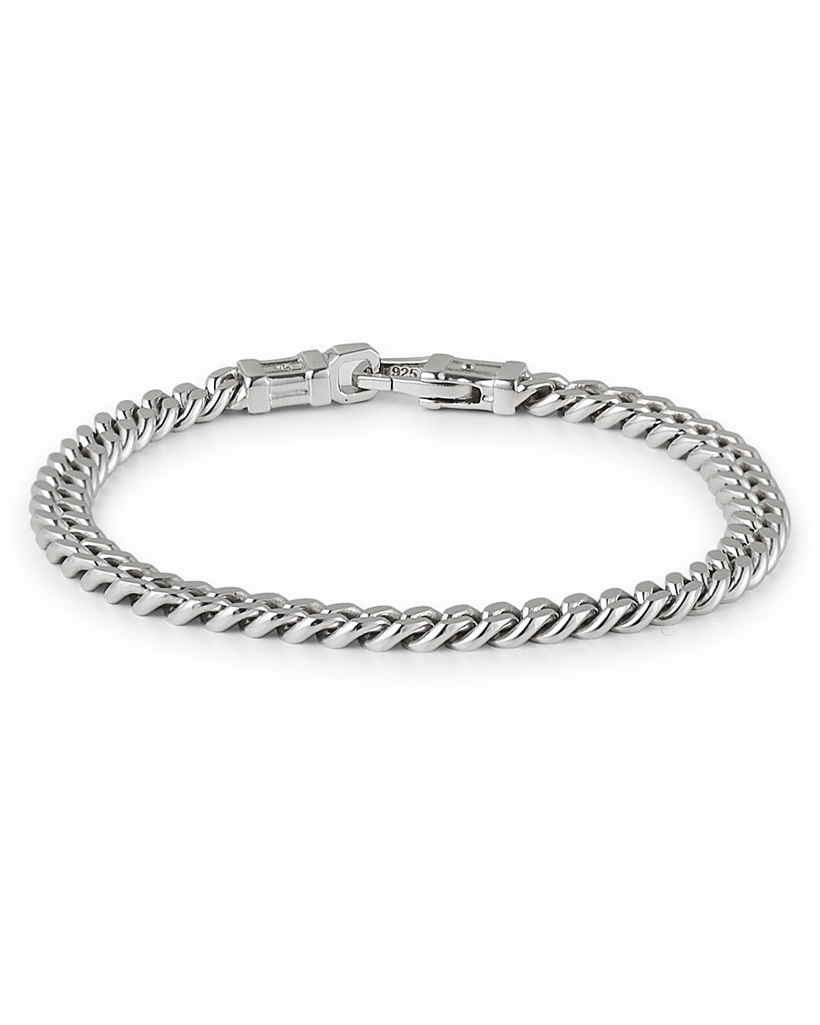 Men | Jewellery | Tom Wood | Curb Bracelet L Silver