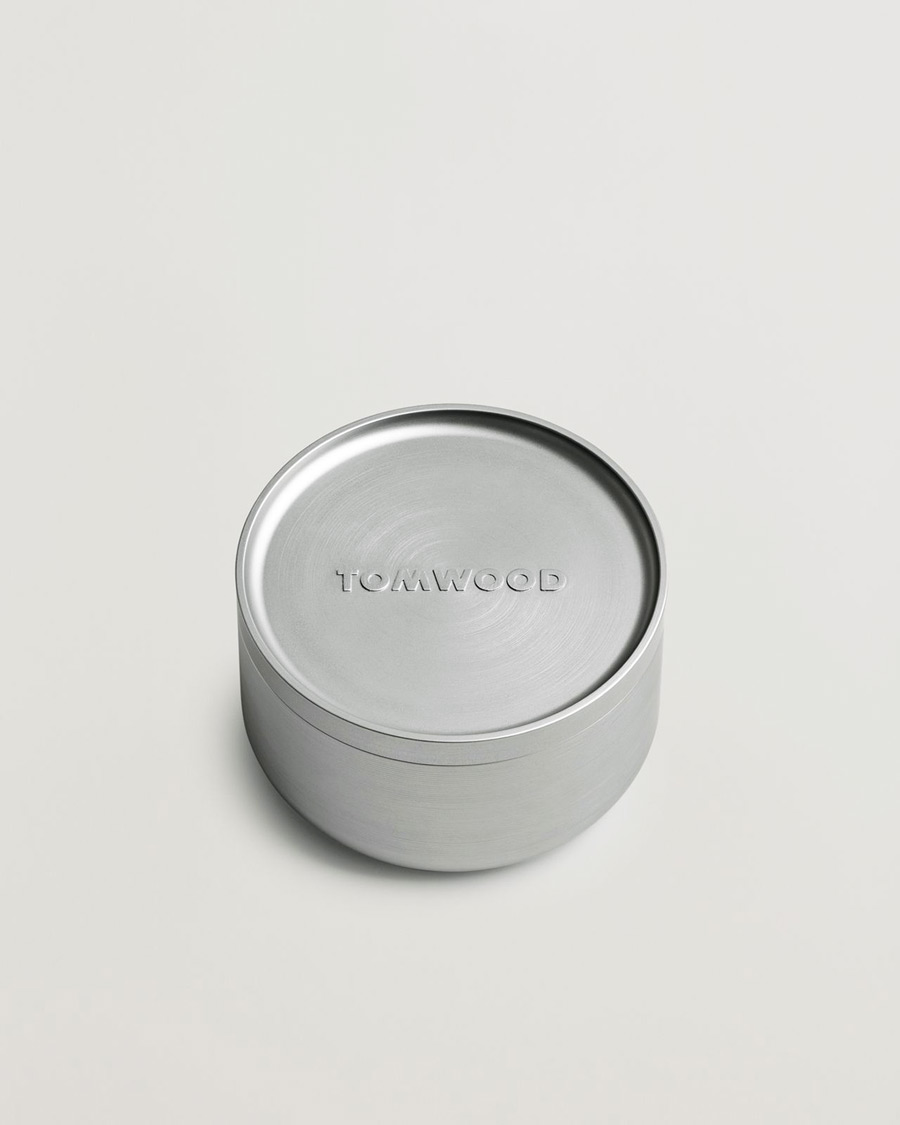 Men | Jewellery | Tom Wood | Cushion Larvikite Ring Silver
