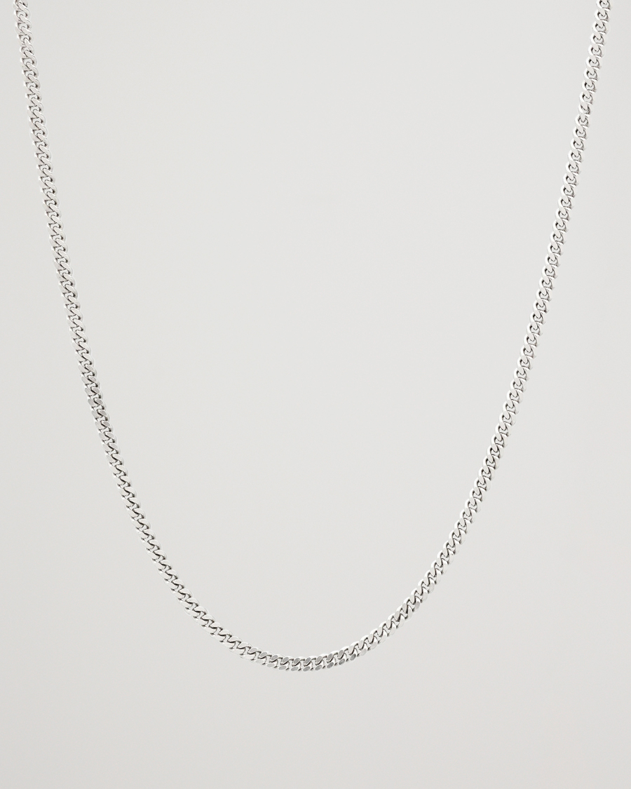 Men | New Nordics | Tom Wood | Curb Chain M Necklace Silver