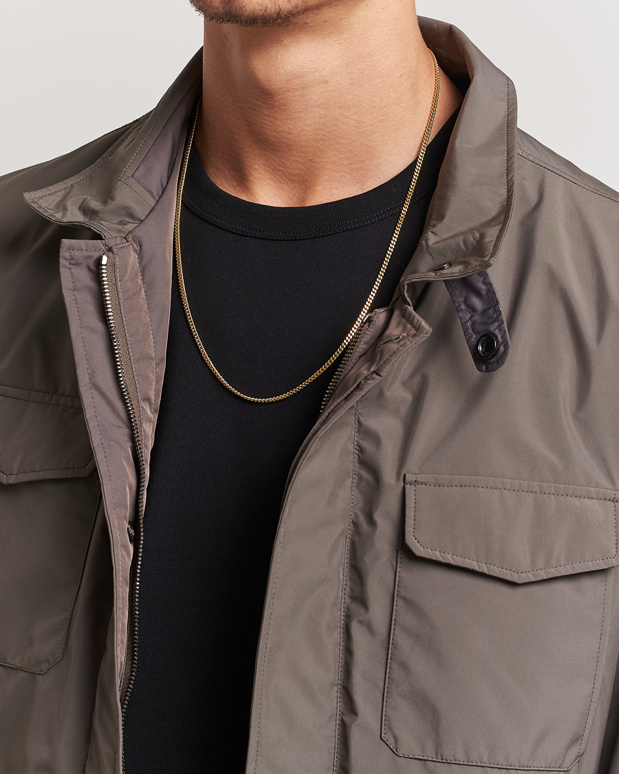 Men |  | Tom Wood | Curb Chain M Necklace Gold